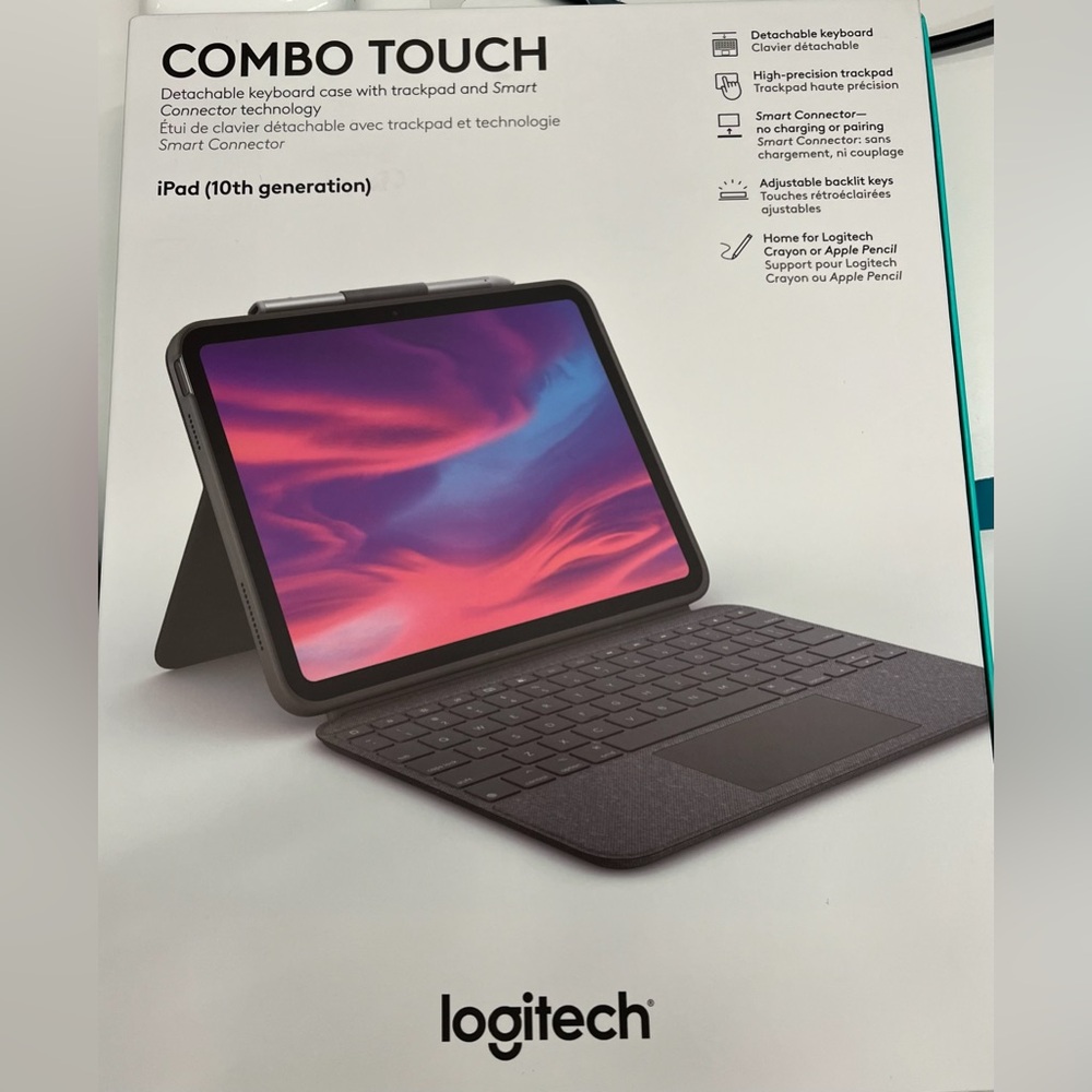 Logitech Gray Keyboard Case for iPad (10th Gen)